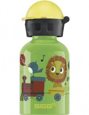 Sigg Jungle Train 0.3l Kids Water Bottle Green | 248-YULODV
