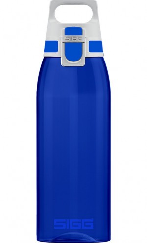 Sigg Total Color 1.0l Water Bottle Blue | 197-UCFPWH