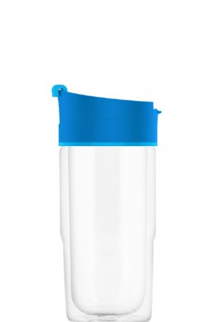 Sigg Travel Mug Nova Electric 0.37l Glass Drinking Bottle Blue | 845-NPMYZU