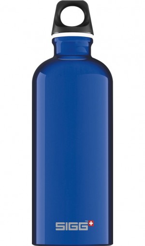 Sigg Traveller 0.6l Water Bottle Dark Blue | 420-HXRIET