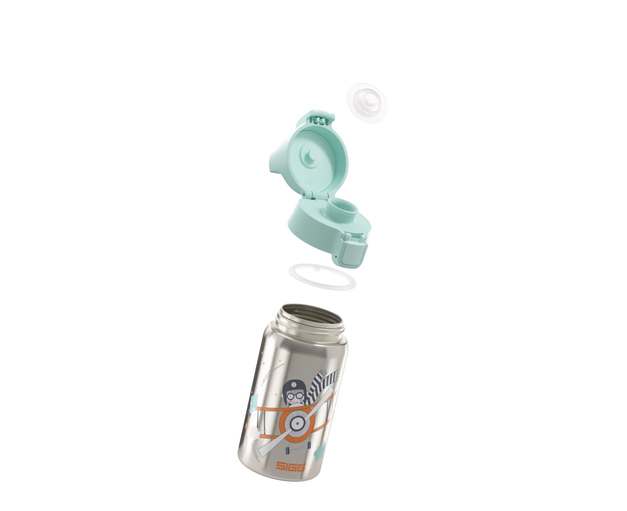 Sigg Shield One Pilot 0.5l Kids Water Bottle | 176-JWOECM
