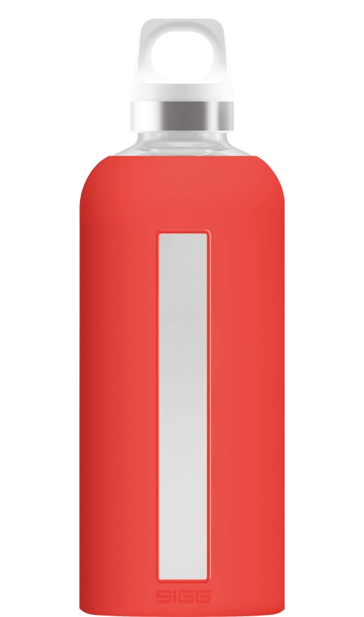 Sigg Star Scarlet 0.5l Glass Drinking Bottle Deep Red | 218-IQKAFE