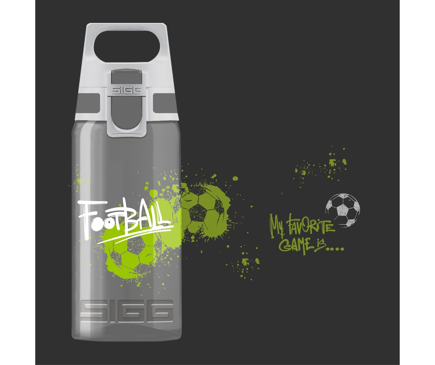 Sigg Viva One Football Tag 0.5l Kids Water Bottle | 126-YLNDPZ