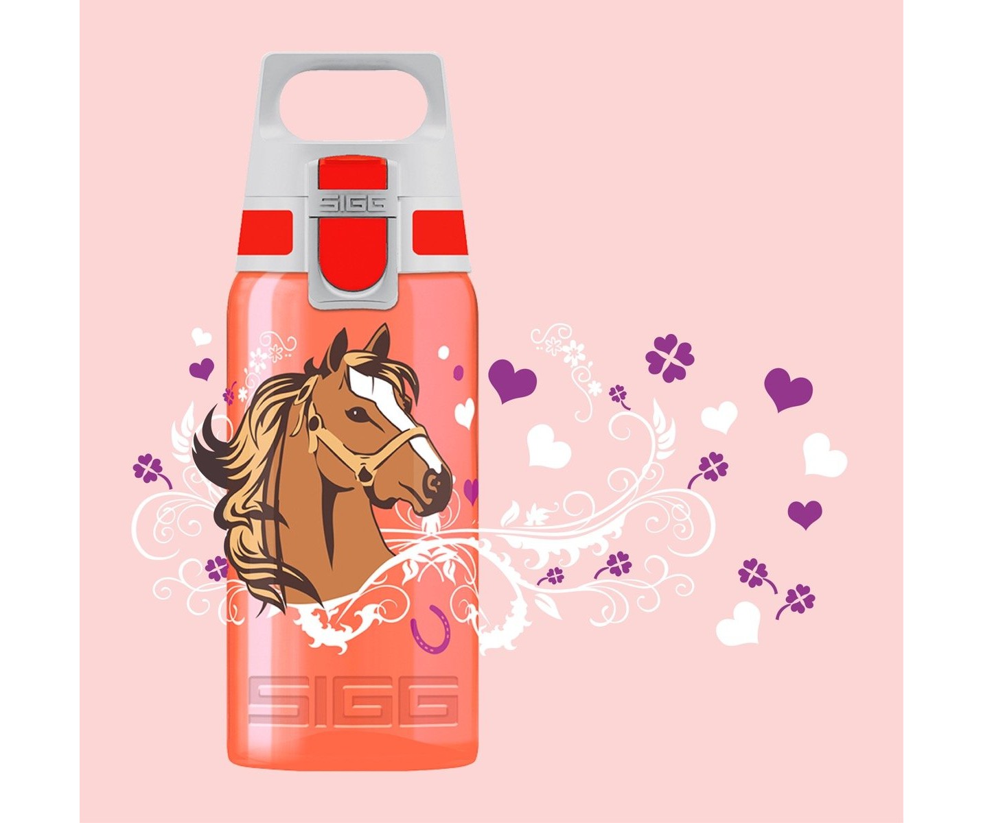 Sigg Viva One Horses 0.5l Kids Water Bottle | 912-NHSLXW